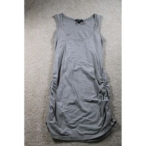 Moda‎ International Tank Dress Womens XS Ruched Sleeveless Casual Mini Summer